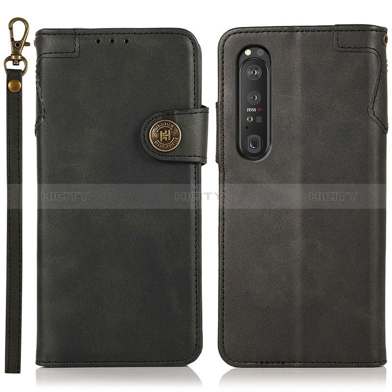 Funda de Cuero Cartera con Soporte Carcasa K03Z para Sony Xperia 1 III