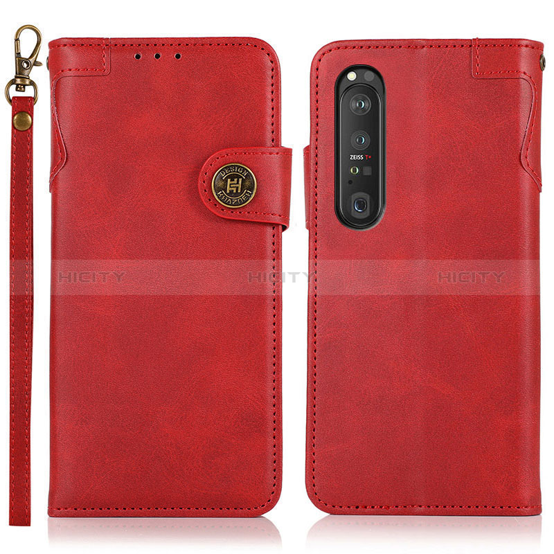 Funda de Cuero Cartera con Soporte Carcasa K03Z para Sony Xperia 1 III