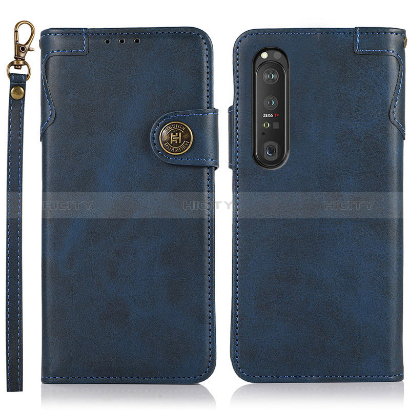 Funda de Cuero Cartera con Soporte Carcasa K03Z para Sony Xperia 1 III