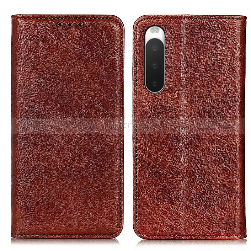 Funda de Cuero Cartera con Soporte Carcasa K03Z para Sony Xperia 10 IV SO-52C