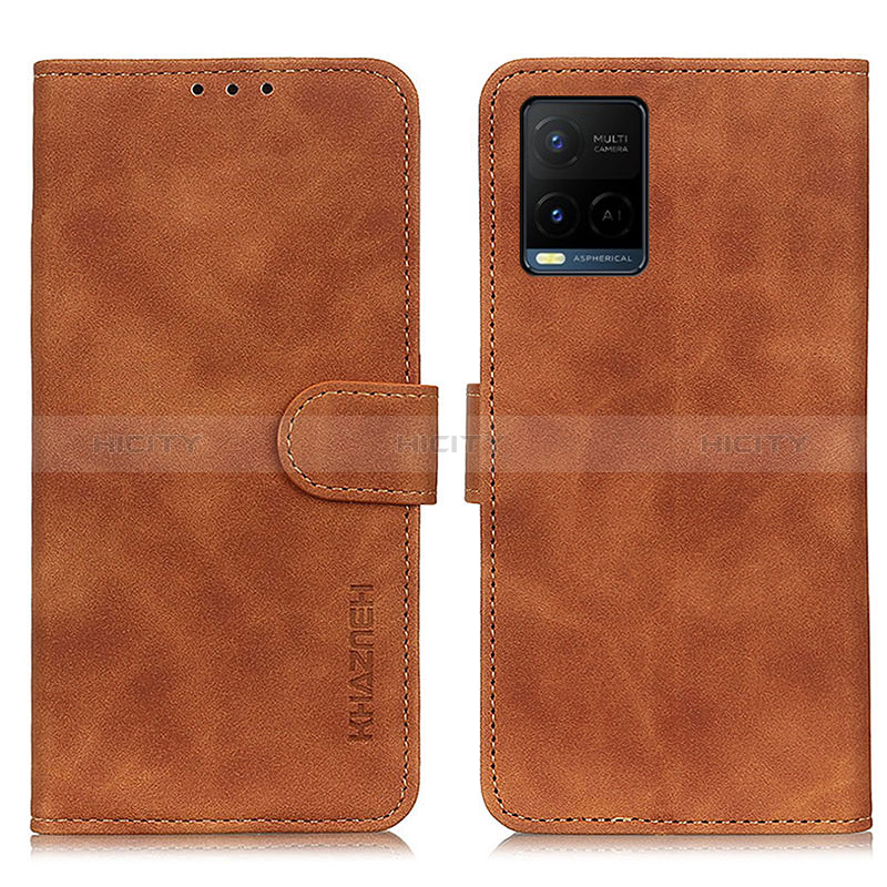 Funda de Cuero Cartera con Soporte Carcasa K03Z para Vivo Y21a