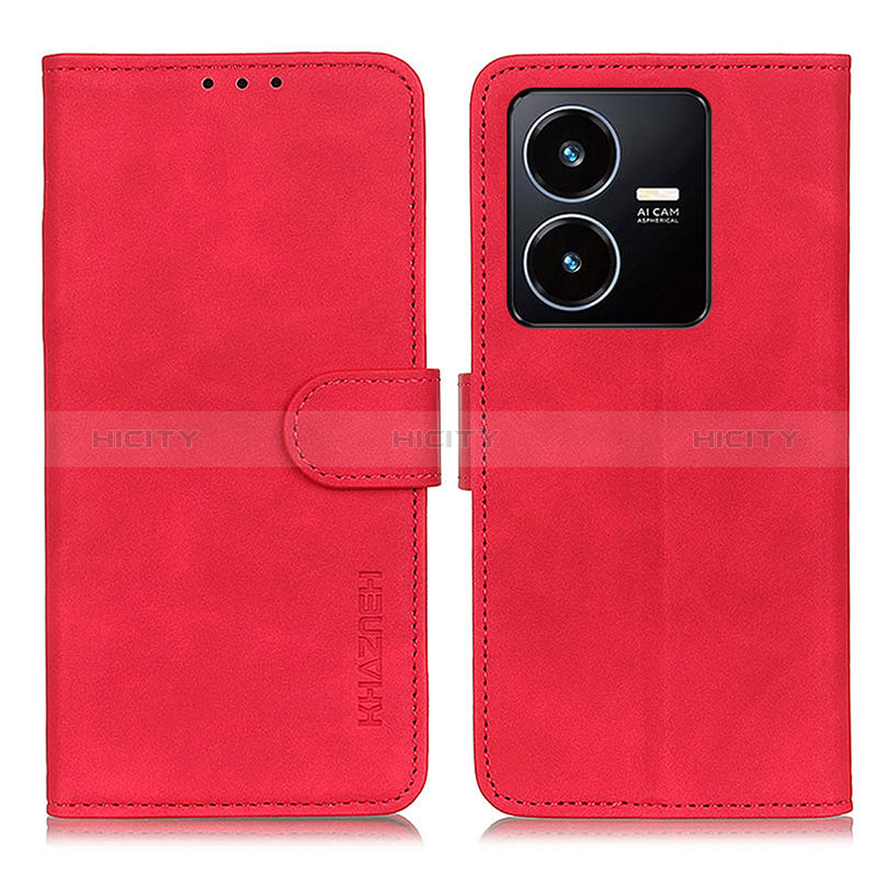 Funda de Cuero Cartera con Soporte Carcasa K03Z para Vivo Y22