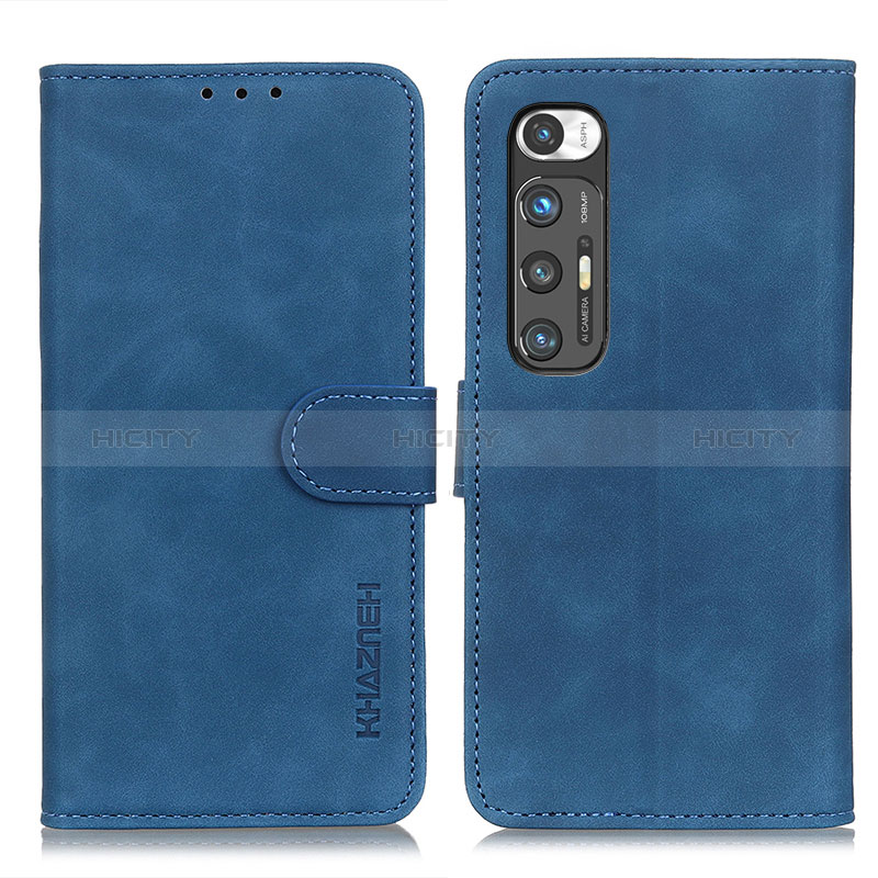 Funda de Cuero Cartera con Soporte Carcasa K03Z para Xiaomi Mi 10S 5G Azul