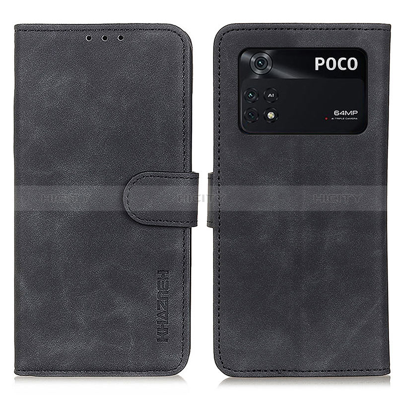 Funda de Cuero Cartera con Soporte Carcasa K03Z para Xiaomi Poco M4 Pro 4G