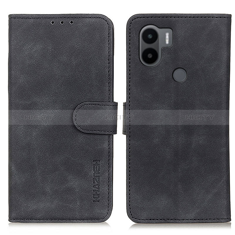 Funda de Cuero Cartera con Soporte Carcasa K03Z para Xiaomi Redmi A1 Plus Negro