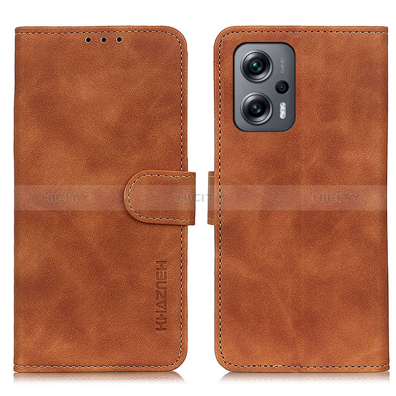 Funda de Cuero Cartera con Soporte Carcasa K03Z para Xiaomi Redmi K50i 5G Marron