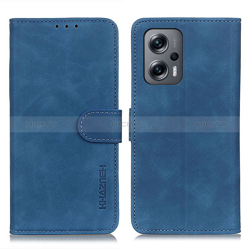 Funda de Cuero Cartera con Soporte Carcasa K03Z para Xiaomi Redmi Note 11T Pro+ Plus 5G Azul