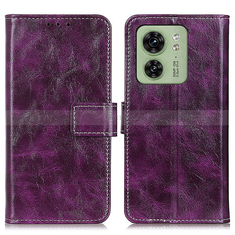 Funda de Cuero Cartera con Soporte Carcasa K04Z para Motorola Moto Edge (2023) 5G