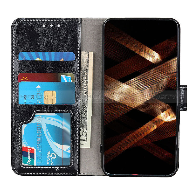 Funda de Cuero Cartera con Soporte Carcasa K04Z para Motorola Moto G72