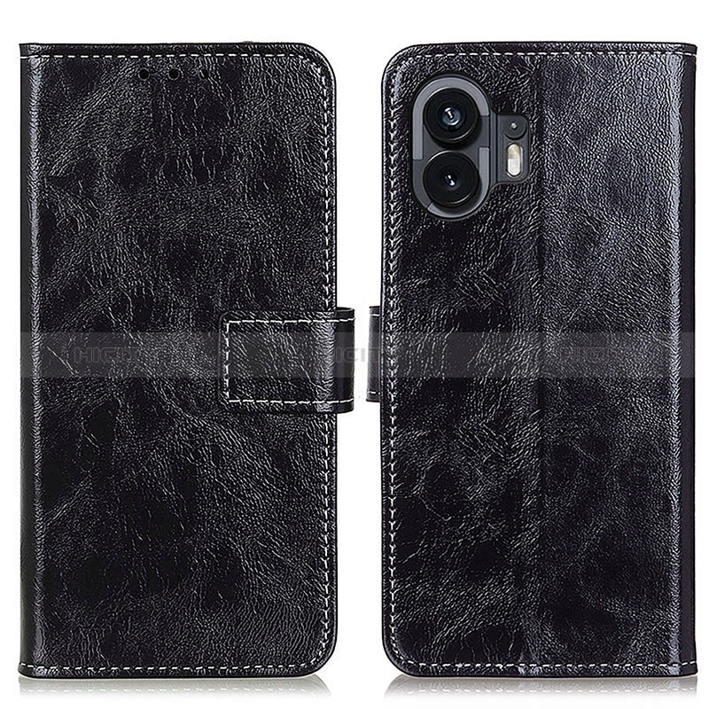 Funda de Cuero Cartera con Soporte Carcasa K04Z para Nothing Phone 2