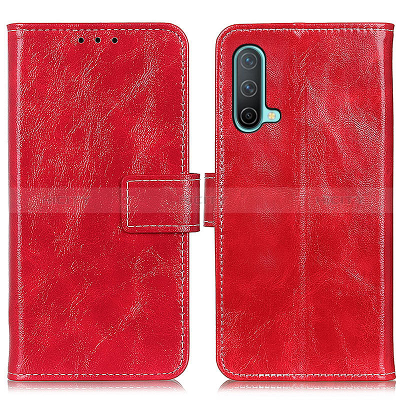 Funda de Cuero Cartera con Soporte Carcasa K04Z para OnePlus Nord CE 5G