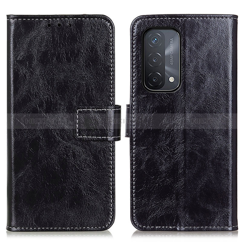 Funda de Cuero Cartera con Soporte Carcasa K04Z para Oppo A54 5G