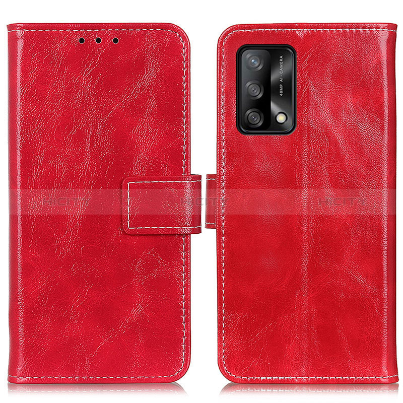 Funda de Cuero Cartera con Soporte Carcasa K04Z para Oppo F19