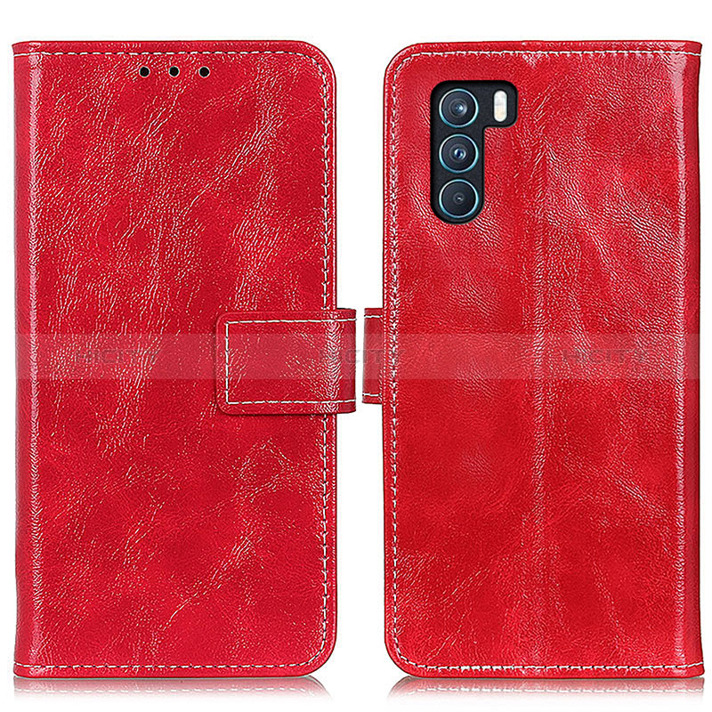 Funda de Cuero Cartera con Soporte Carcasa K04Z para Oppo K9 Pro 5G