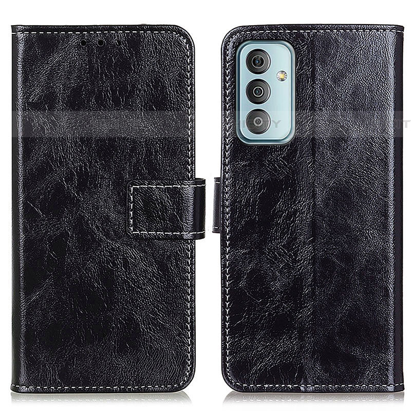 Funda de Cuero Cartera con Soporte Carcasa K04Z para Samsung Galaxy M13 4G Negro