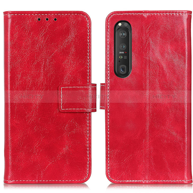 Funda de Cuero Cartera con Soporte Carcasa K04Z para Sony Xperia 1 III