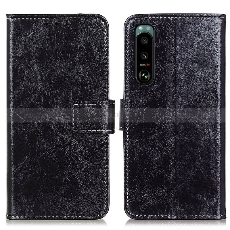 Funda de Cuero Cartera con Soporte Carcasa K04Z para Sony Xperia 5 III