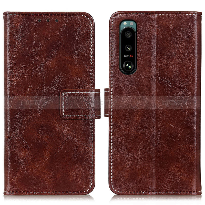 Funda de Cuero Cartera con Soporte Carcasa K04Z para Sony Xperia 5 III