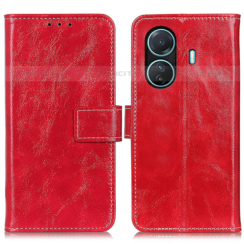 Funda de Cuero Cartera con Soporte Carcasa K04Z para Vivo T1 Pro 5G