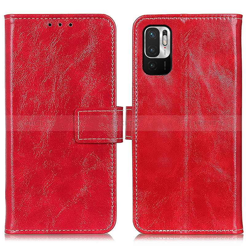 Funda de Cuero Cartera con Soporte Carcasa K04Z para Xiaomi Redmi Note 10 JE 5G