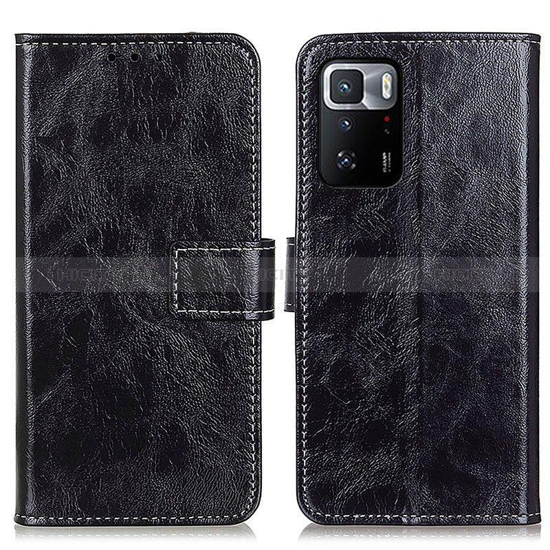 Funda de Cuero Cartera con Soporte Carcasa K04Z para Xiaomi Redmi Note 10 Pro 5G