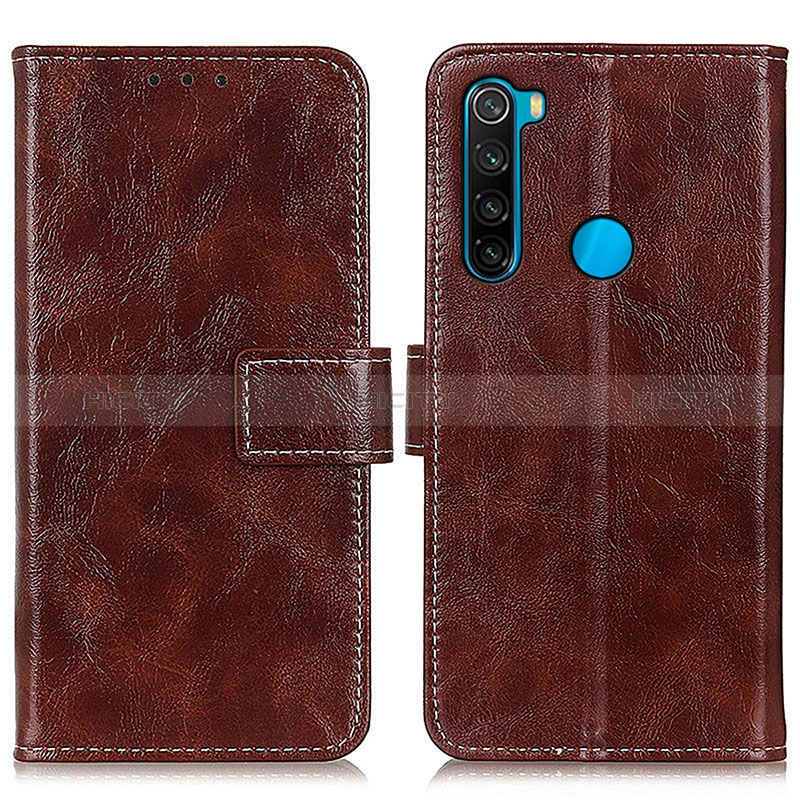 Funda de Cuero Cartera con Soporte Carcasa K04Z para Xiaomi Redmi Note 8 (2021)