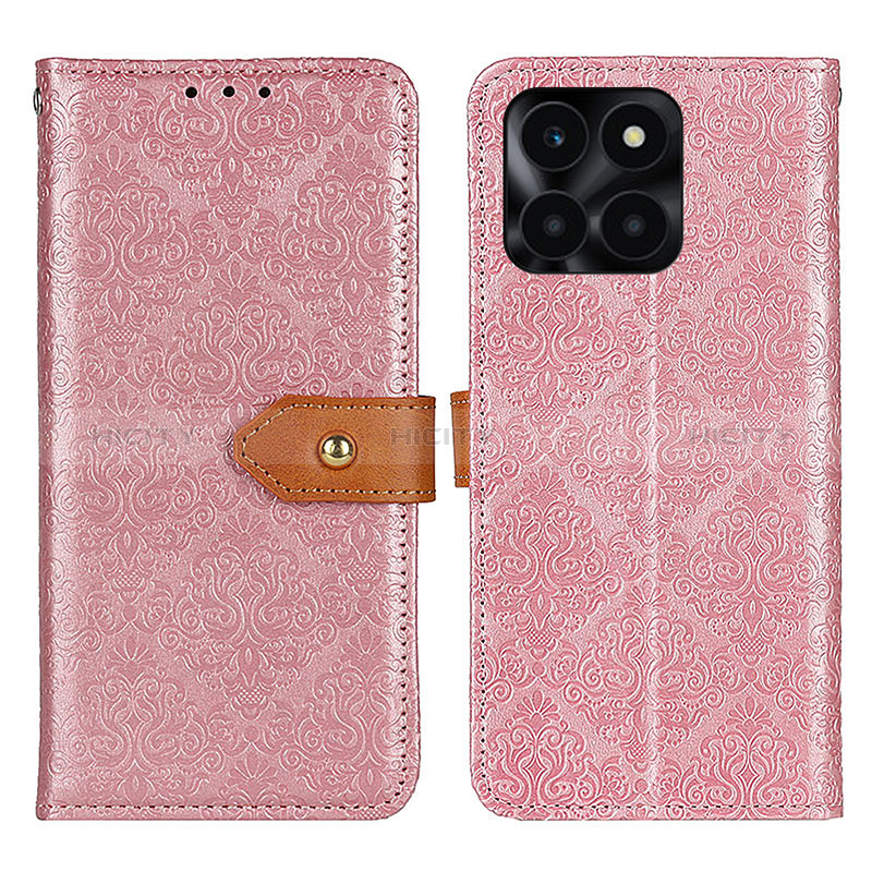 Funda de Cuero Cartera con Soporte Carcasa K05Z para Huawei Honor X6a