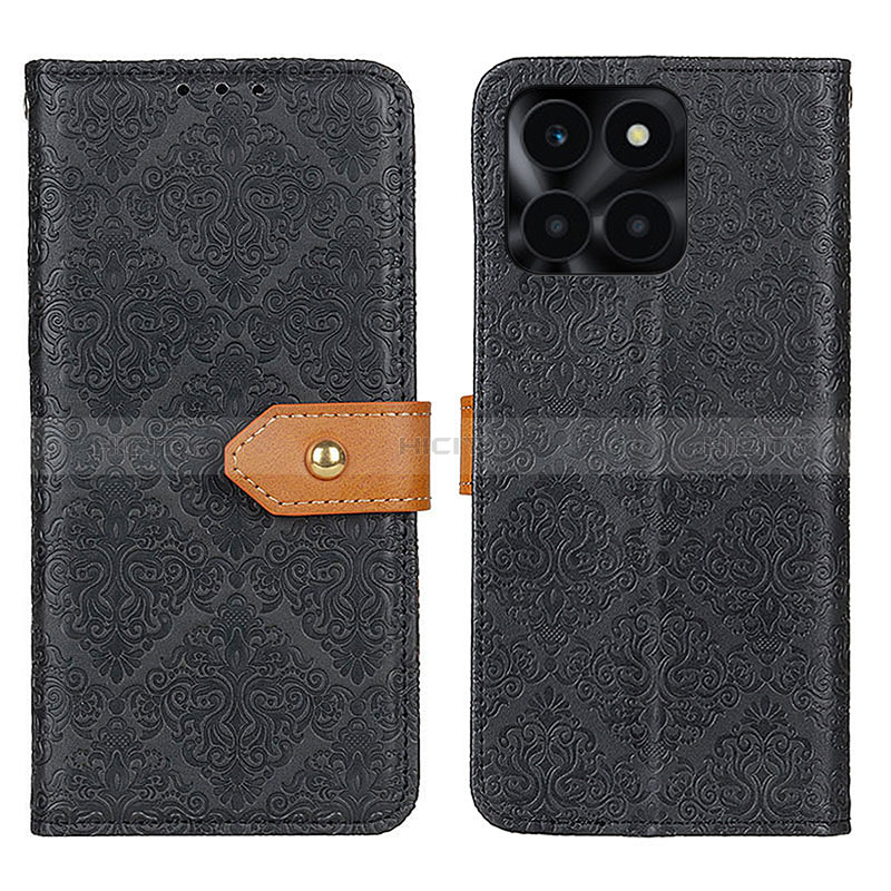 Funda de Cuero Cartera con Soporte Carcasa K05Z para Huawei Honor X6a