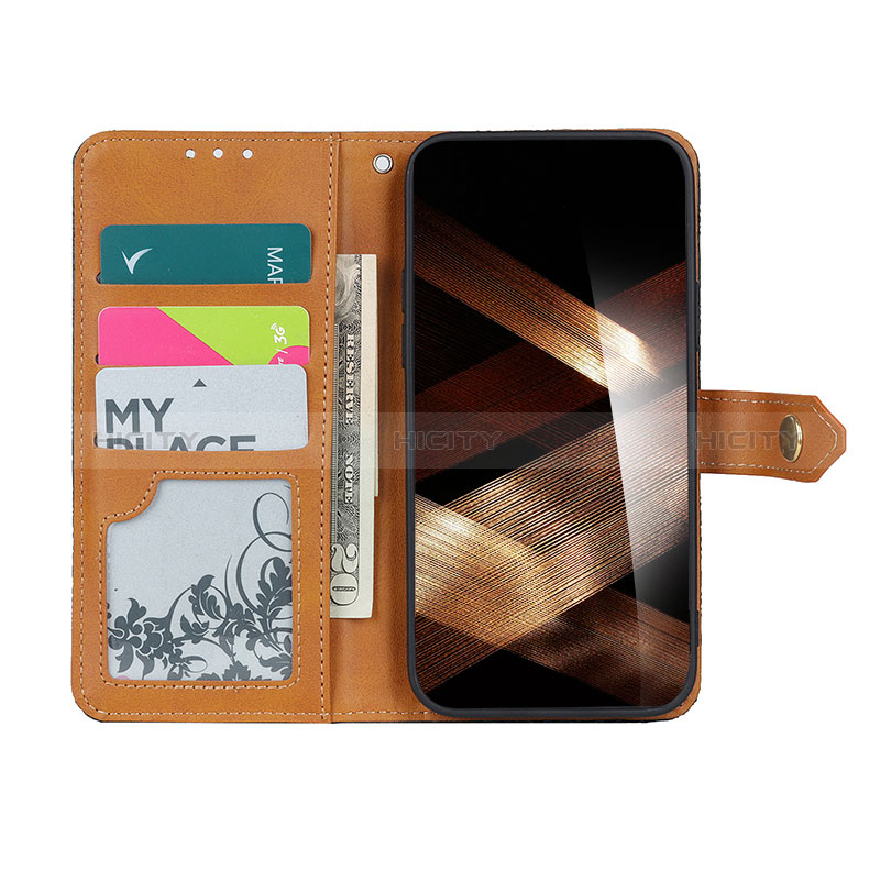 Funda de Cuero Cartera con Soporte Carcasa K05Z para Motorola Moto G54 5G