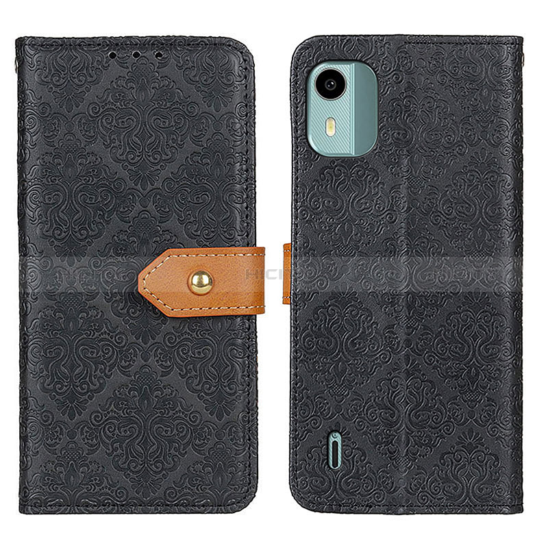 Funda de Cuero Cartera con Soporte Carcasa K05Z para Nokia C12 Plus