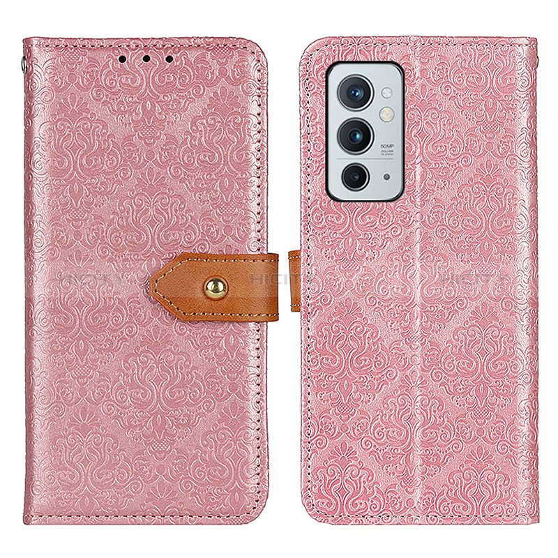 Funda de Cuero Cartera con Soporte Carcasa K05Z para OnePlus 9RT 5G