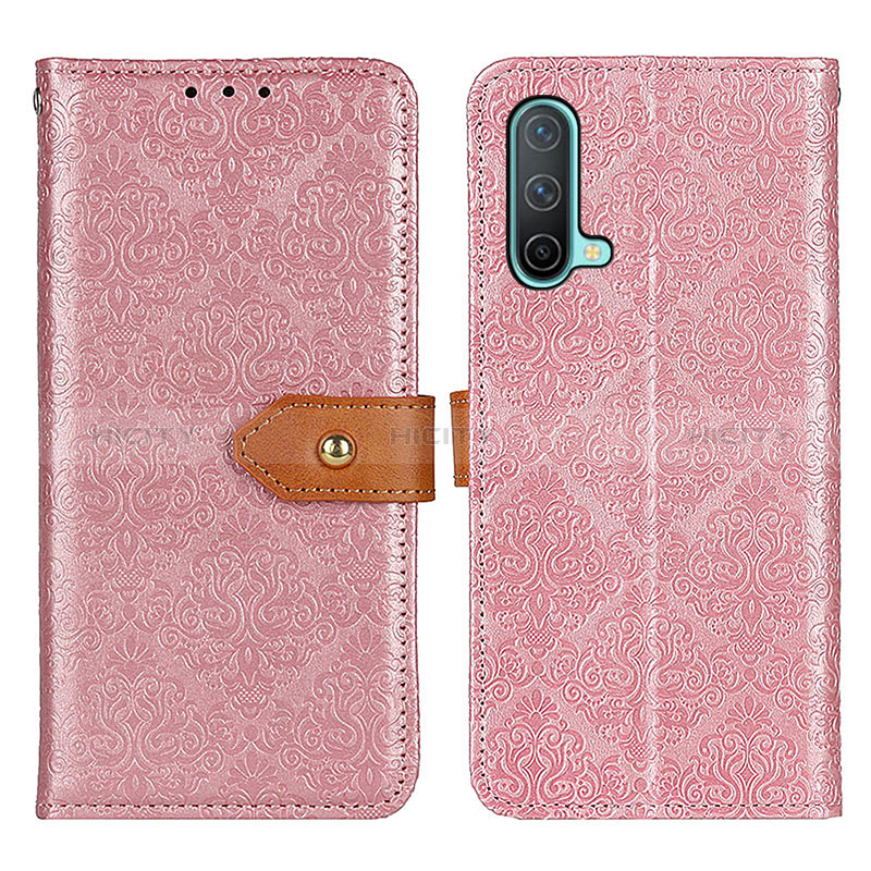 Funda de Cuero Cartera con Soporte Carcasa K05Z para OnePlus Nord CE 5G