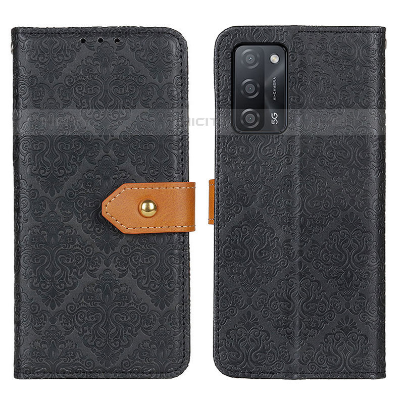 Funda de Cuero Cartera con Soporte Carcasa K05Z para Oppo A53s 5G