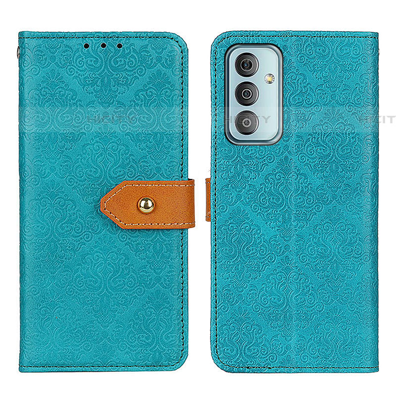 Funda de Cuero Cartera con Soporte Carcasa K05Z para Samsung Galaxy F13 4G Verde