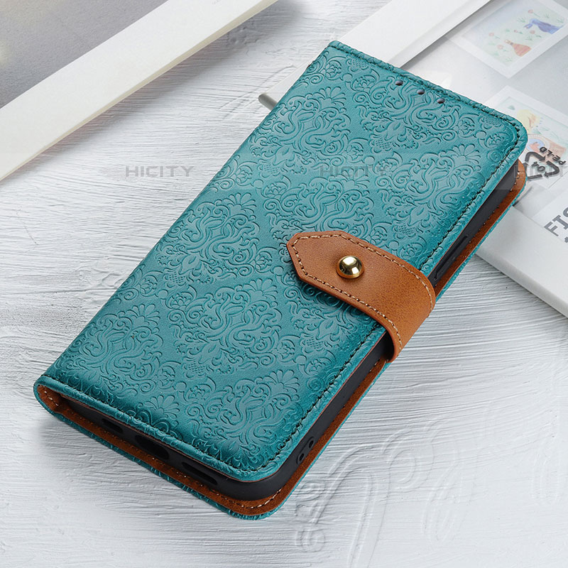 Funda de Cuero Cartera con Soporte Carcasa K05Z para Samsung Galaxy F23 5G Verde