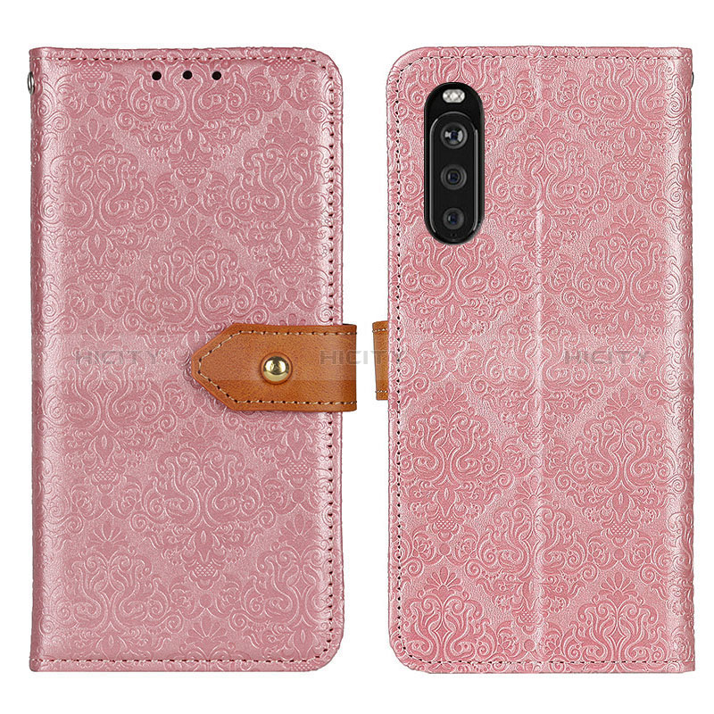 Funda de Cuero Cartera con Soporte Carcasa K05Z para Sony Xperia 10 III Lite