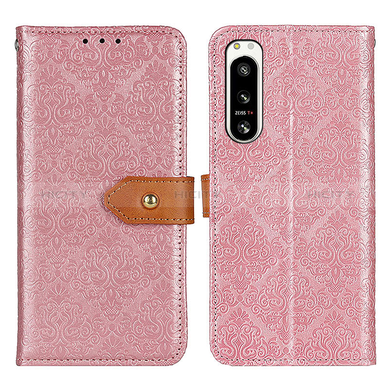 Funda de Cuero Cartera con Soporte Carcasa K05Z para Sony Xperia 5 IV