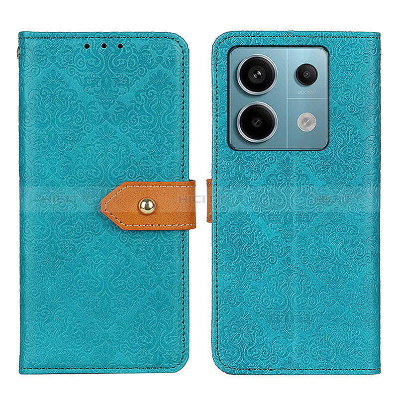 Funda de Cuero Cartera con Soporte Carcasa K05Z para Xiaomi Redmi Note 13 Pro 5G