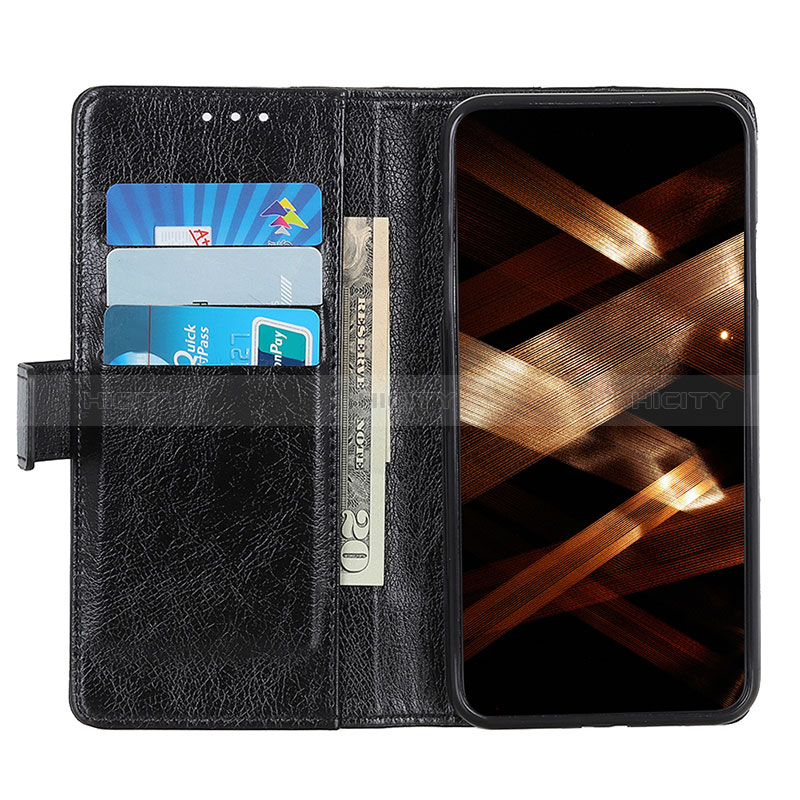 Funda de Cuero Cartera con Soporte Carcasa K06Z para Motorola Moto E22