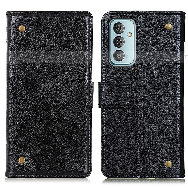 Funda de Cuero Cartera con Soporte Carcasa K06Z para Samsung Galaxy F13 4G Negro