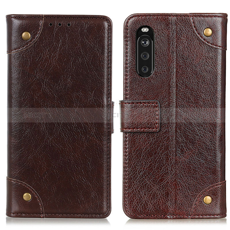 Funda de Cuero Cartera con Soporte Carcasa K06Z para Sony Xperia 10 III Lite