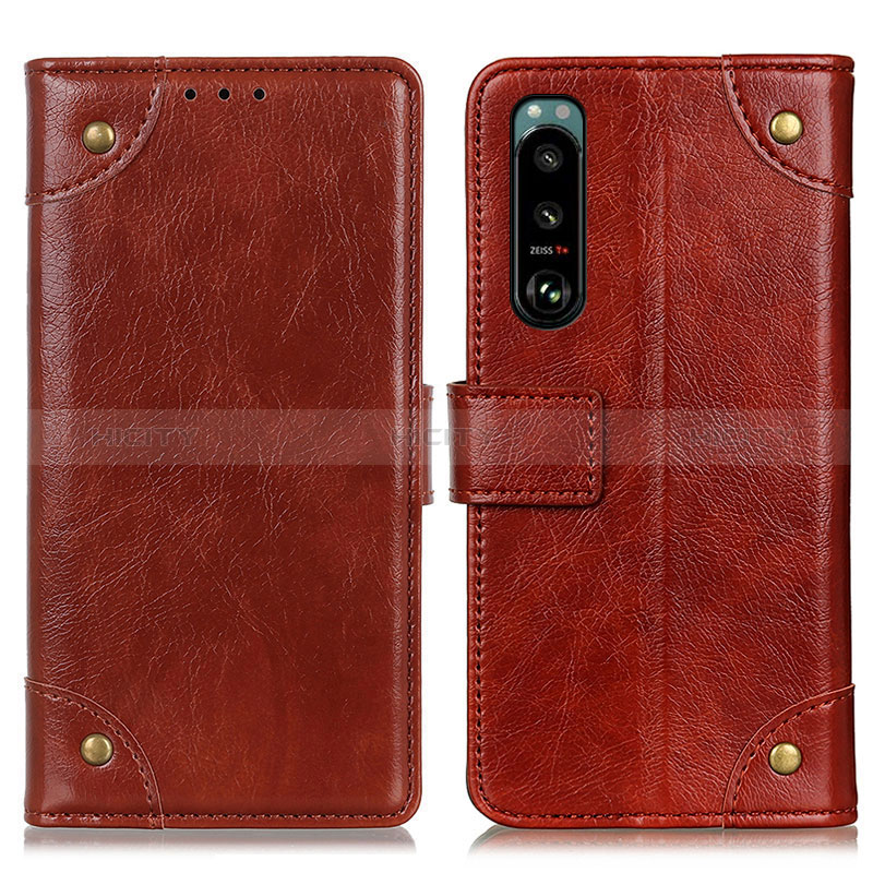 Funda de Cuero Cartera con Soporte Carcasa K06Z para Sony Xperia 5 III SO-53B