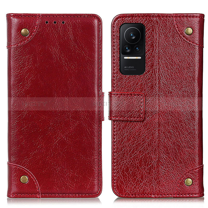 Funda de Cuero Cartera con Soporte Carcasa K06Z para Xiaomi Civi 1S 5G Rojo