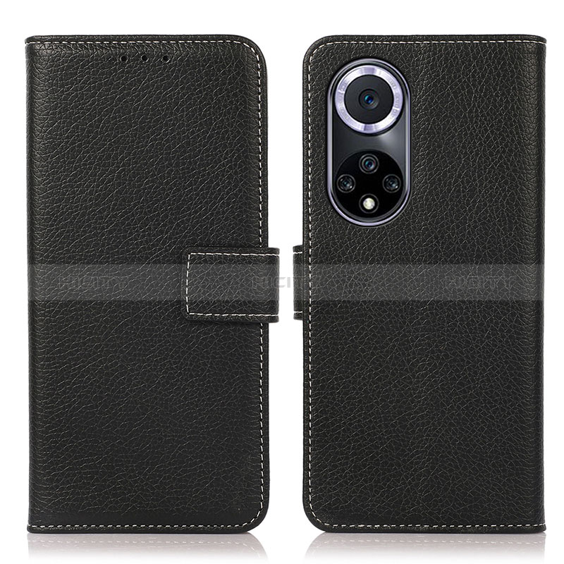 Funda de Cuero Cartera con Soporte Carcasa K07Z para Huawei Honor 50 5G Negro