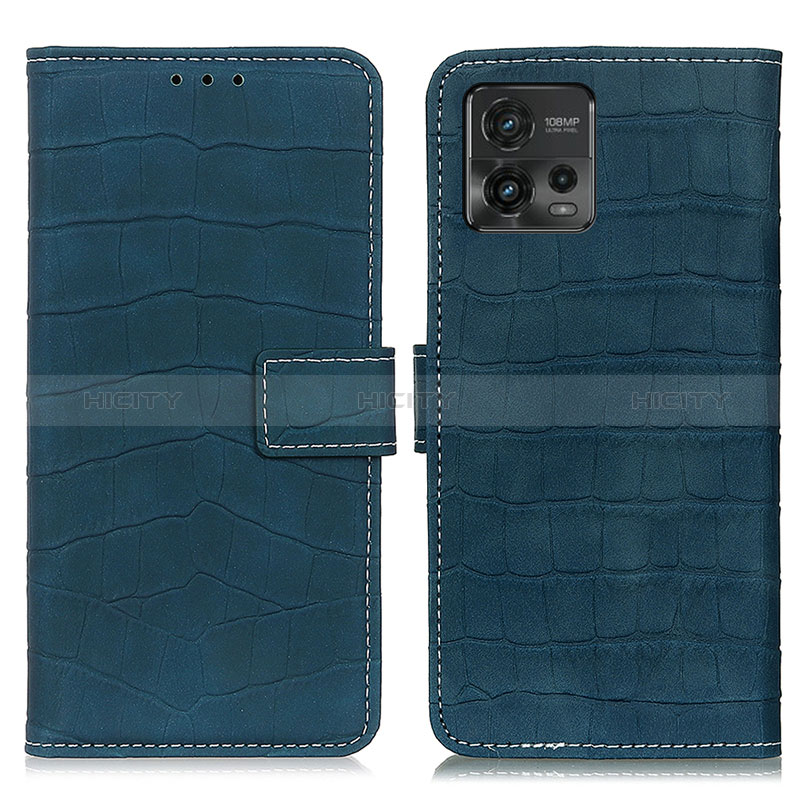 Funda de Cuero Cartera con Soporte Carcasa K07Z para Motorola Moto G72