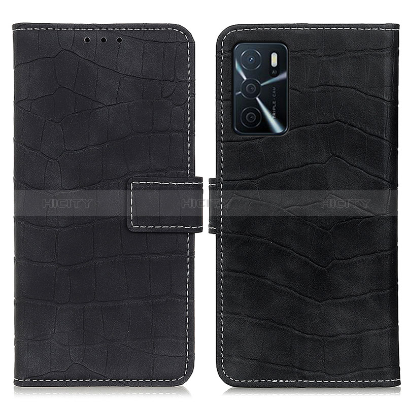 Funda de Cuero Cartera con Soporte Carcasa K07Z para Oppo A16