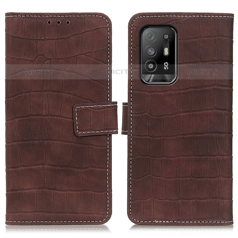 Funda de Cuero Cartera con Soporte Carcasa K07Z para Oppo A95 5G