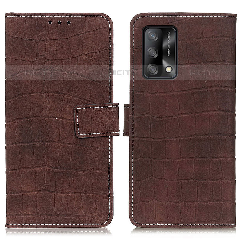 Funda de Cuero Cartera con Soporte Carcasa K07Z para Oppo Reno6 Lite