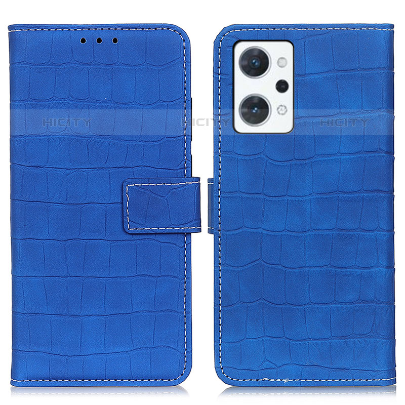 Funda de Cuero Cartera con Soporte Carcasa K07Z para Oppo Reno7 A