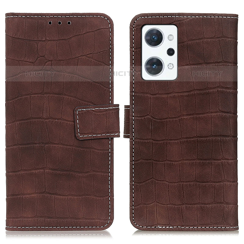 Funda de Cuero Cartera con Soporte Carcasa K07Z para Oppo Reno7 A